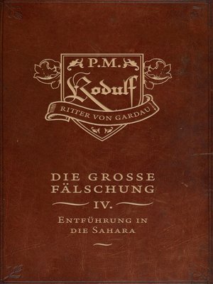 cover image of Die große Fälschung
